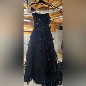 Stacy Sklar Black Prom Dress